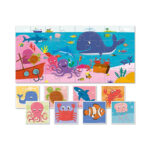 Παζλ ( 4 & 32 τμχ)  Διπλής Όψης - Θάλασσα - Image 2