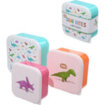 Set of 3 Lunch Boxes - Dino