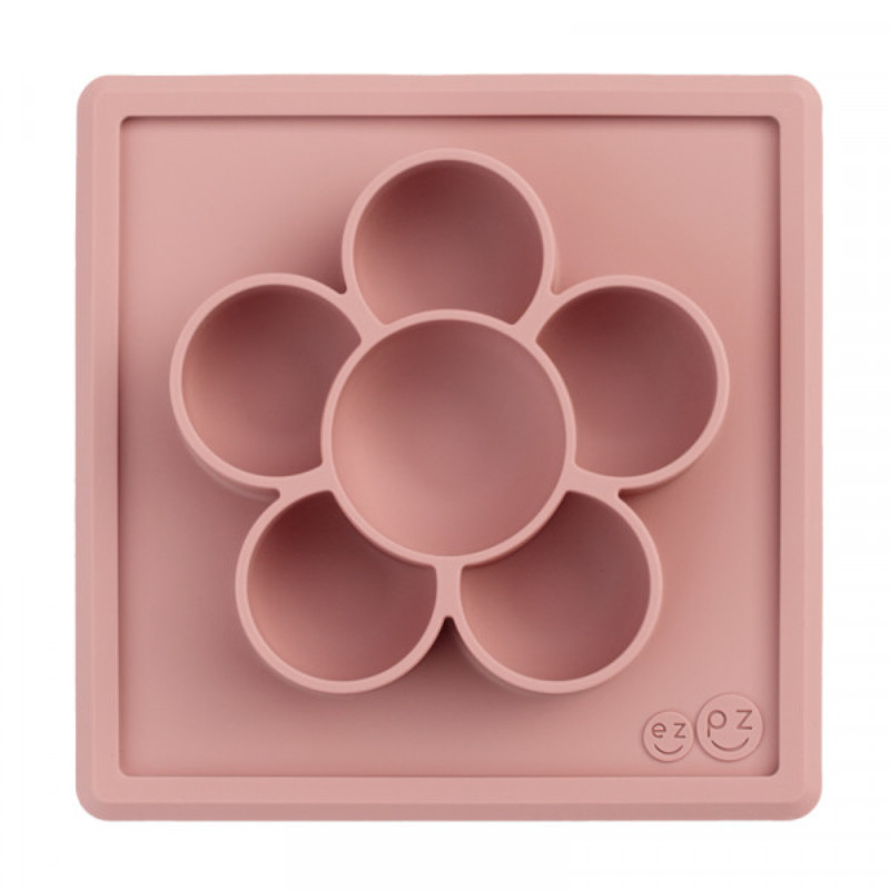 EZPZ THE MINI PLAY MAT ΡΟΖ Πιάτο φαγητού + Σκεύος Χειροτεχνίας - Mini Play Mat - Image 1