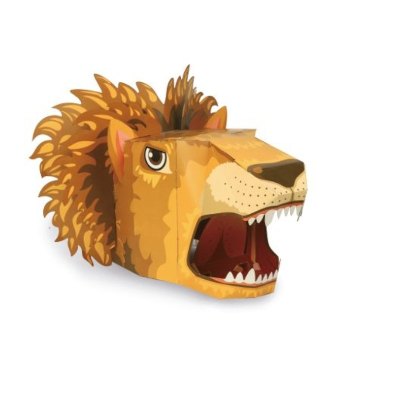 ΚΑΤΑΣΚΕΥΗ ΜΑΣΚΑΣ ΛΙΟΝΤΑΡΙ Κατασκευή Μάσκα 3D - Λιοντάρι - Image 1