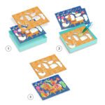 Ζωγραφίζω με Στένσιλ & Κηρομπογιές - Ζωάκια - Image 5