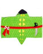 Παιδική Πετσέτα με Κουκούλα - Κροκόδειλος Πειρατής