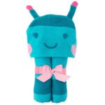 Παιδική Πετσέτα με Κουκούλα - Pink Butterfly - Image 2