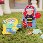 Μαγνητικό Παιχνίδι Σύνθεσης με Ξύλινα Μαγνητάκια - Επαγγέλματα - Image 2