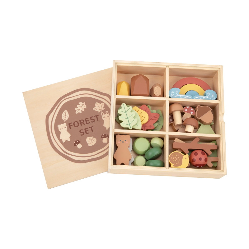 FOREST SET TK906 Εκπαιδευτικό Ξύλινο Σετ - Δάσος - Image 1