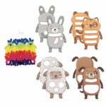 Μωσαϊκό με Πομ Πομ - Ζώα της Φάρμας - Image 3