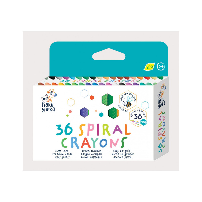 36 SPIRAL CRAYONS Κηρομπογιές - 36 Spiral Crayons - Image 1