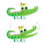 6 Παζλ (2τμχ) & Κίνηση - Ζωάκια Ζούγκλας - Image 3