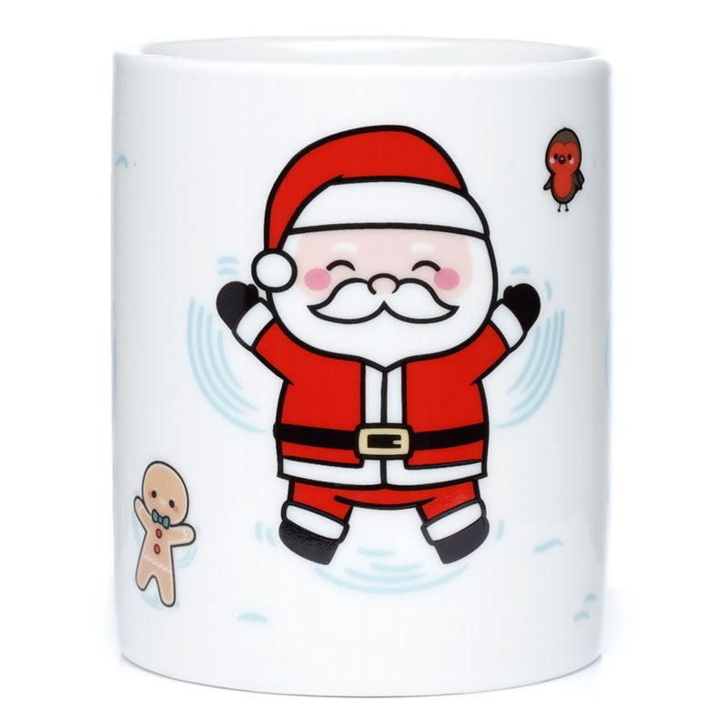XMUG60_1 Festive Friends Christmas Porcelain Mug - Image 1