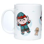 Festive Friends Christmas Porcelain Mug - Image 4
