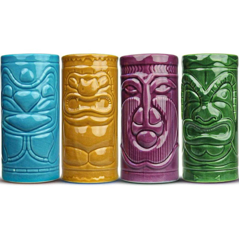 MIKAMAX MM04070 TIKI MUG Σετ 4 Ποτήρια - Tiki Mug - Image 1