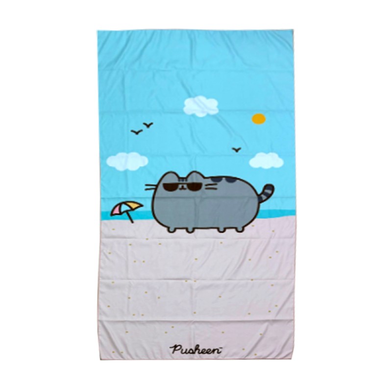 BTOW09 Πετσέτα Θαλάσσης Μικροϊνες - Pusheen the Cat - Image 1