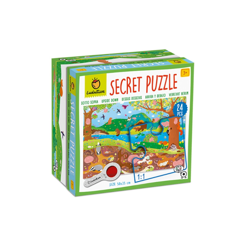 SECRET PUZZLE UPSIDE DOWN Παζλ 24τμχ - Secret Puzzle Upside Down - Image 1