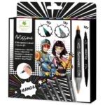 Σετ Μαρκαδόρων Manga (10 Μαρκαδόροι + 1 Fine Liner)