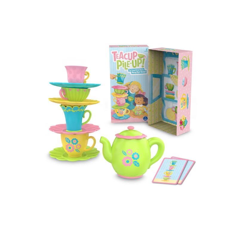 LER EI3085 TEACUP PILE UP Teacup Pile-Up!- Διαδραστικό Επιτραπέζιο Παιχνίδι - Image 1