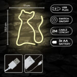 Φωτιστικό Neon LED  – Cat/Warm White - Image 4
