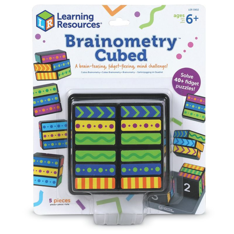 LEARNING RESOURSES BRAINOMETRY FIDGET 5902 Κύβος Ευφυίας - Fidget Παζλ Brainometry - Image 1