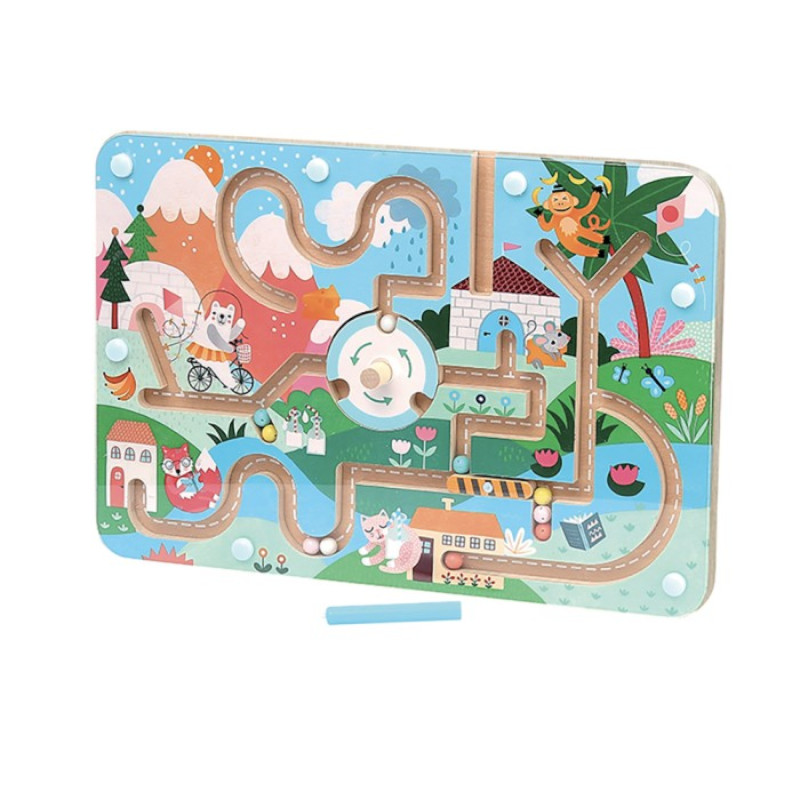 ΜΑΓΝΗΤΙΚΟΣ ΛΑΒΥΡΙΝΘΟΣ VILAC 8520 Μαγνητικός Λαβύρινθος Δεξιοτήτων - Αστεία Ζώα - Image 1