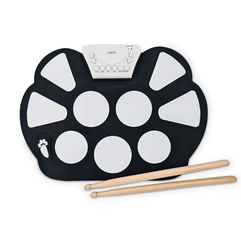 MIKAMAX Roll-Up Drum Kit Φορητό Ηλεκτρονικό Σετ Τυμπάνων - Image 1