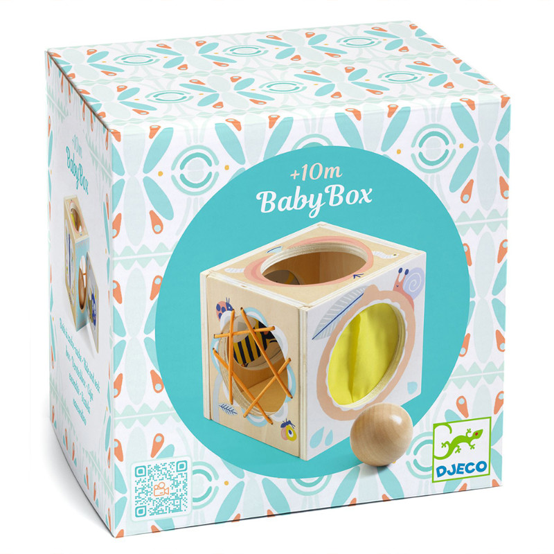 DJECO 06149 BABY BOX Παιχνίδι Ανακάλυψης και Δραστηριοτήτων - Κρυφτό - Image 1