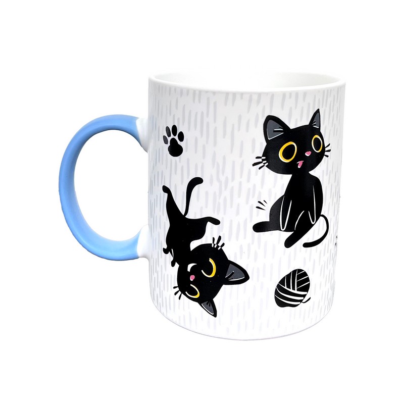 MUG992 Κούπα - Lucky the Black Cat - Image 1