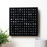 LED Word Clock – Ρολόι με Χρόνο σε Λέξεις - Image 2