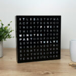 LED Word Clock – Ρολόι με Χρόνο σε Λέξεις - Image 3