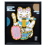 Κατασκευή Εικόνας με Χρώματα και Νέον - Maneki-Neko - Image 3