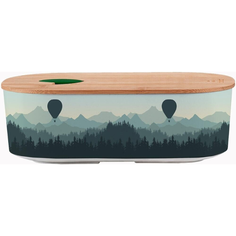 CHIC MIC BPLB110 ΦΑΓΗΤΟΔΟΧΕΙΟ Bioloco Plant Lunchbox Oval - Air Balloon Valley - Image 1