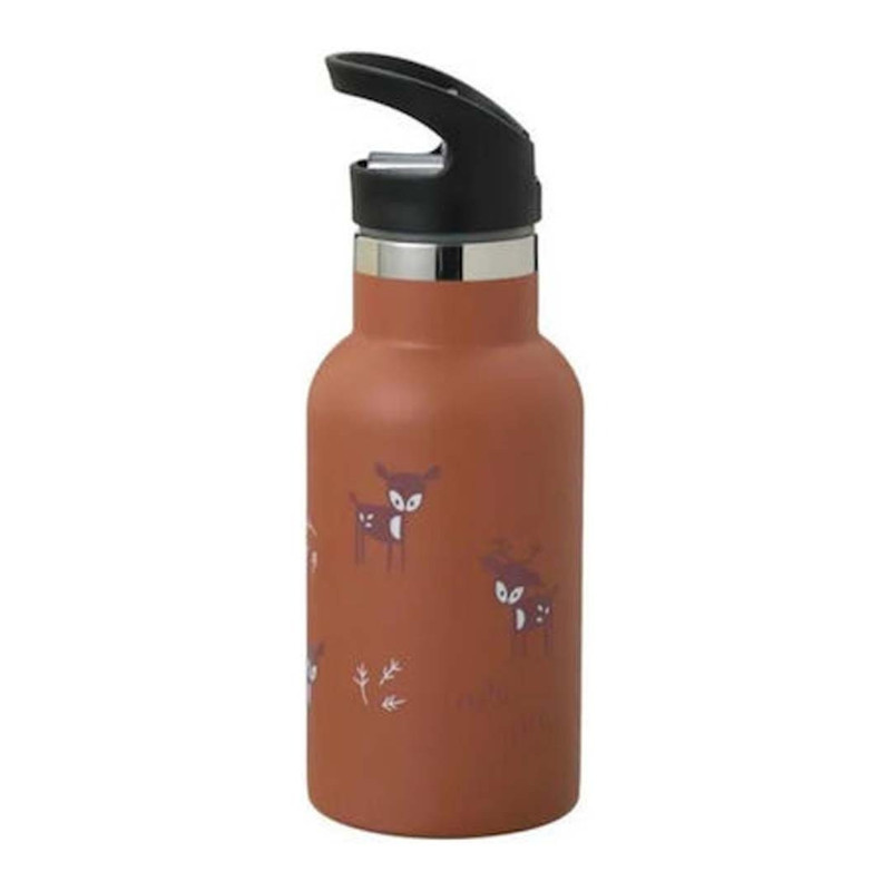 FRESK FD300-34 ΠΑΙΔΙΚΟ ΘΕΡΜΟΣ Θερμός Ανοξείδωτο με Διπλό Καπάκι - Deer Amber (350ml) - Image 1