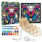 Σετ Χειροτεχνίας - Butterfly Wood Art (25x25εκ) - Image 2