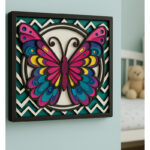Σετ Χειροτεχνίας - Butterfly Wood Art (25x25εκ) - Image 5