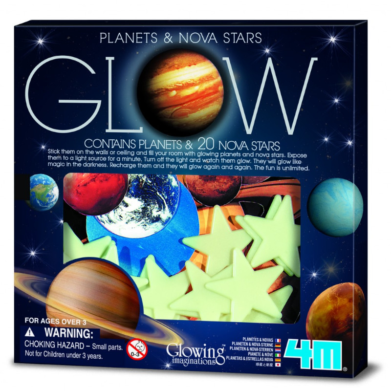 4M 05635 GLOW PLANETS STARS Φωσφορούχοι Πλανήτες & Nova Stars - Image 1
