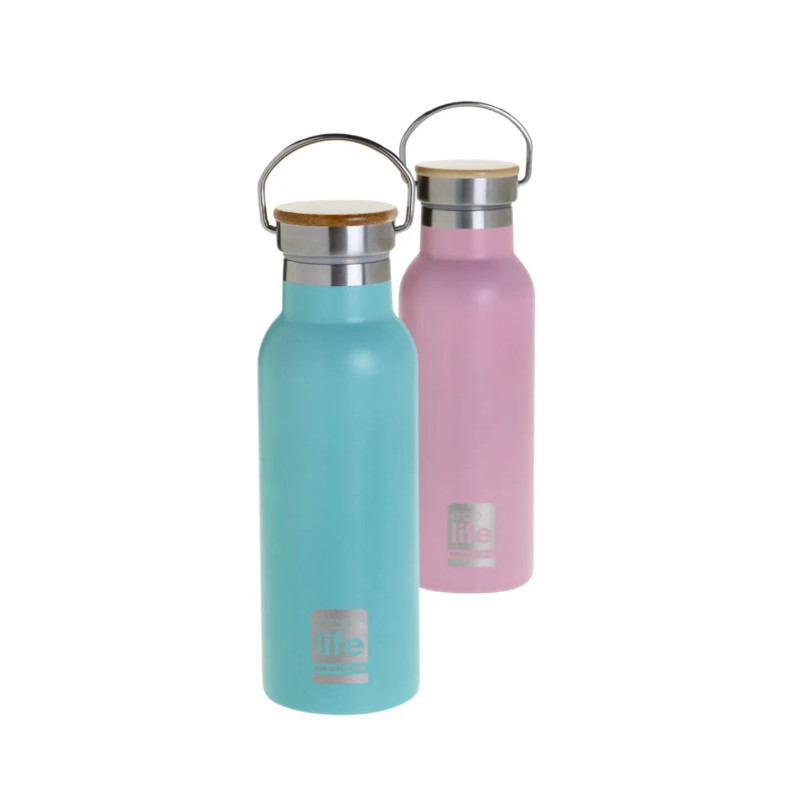 Ecolife θερμός bamboo lid 500ml Ανοξείδωτο Θερμός - Bamboo Lid (500ml) - Image 1