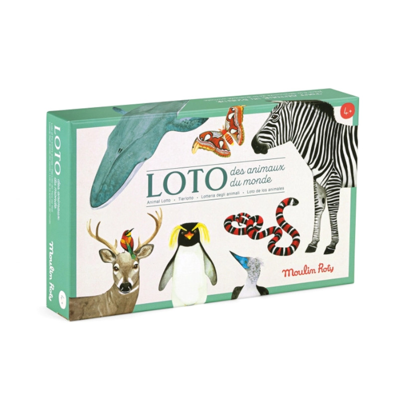 MOULIN ROTY 719361 LOTO ΖΩΑ Επιτραπέζιο Παιχνίδι Λόττο με Ζώα - Image 1