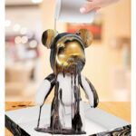 Κατασκευή Fluid Art - Metallic Marble Bear Kit (23εκ) - Image 2