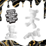 Κατασκευή Fluid Art - Metallic Marble Bear Kit (23εκ) - Image 4