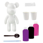 Κατασκευή Fluid Art - Pink Marble Bear Kit (23εκ) - Image 2