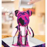 Κατασκευή Fluid Art - Pink Marble Bear Kit (23εκ) - Image 3