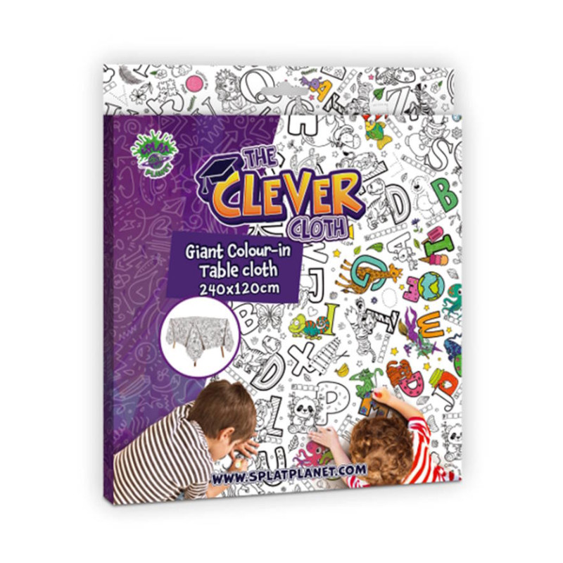 SPLAT PLANET SP-TC-CLEVER Γιγάντιο Τραπεζομάντηλο Ζωγραφικής - Clever (240x1200εκ) - Image 1