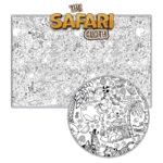 Γιγάντιο Τραπεζομάντηλο Ζωγραφικής - Safari (240x1200εκ) - Image 2