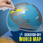 Επαναφορτιζόμενο Φωτιστικό Υδρόγειος - Scratch-Off Globe Lamp - Image 4