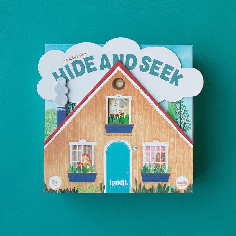 Londji-Londji-Family Game - HIDE & SEEK Επιτραπέζιο Στρατηγικής - Κρυφτό (Hide and Seek) - Image 1