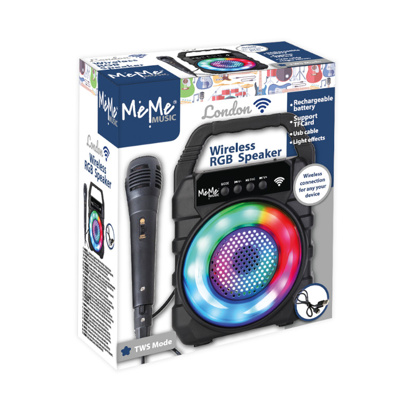 MEME MUSIC 612510 KARAOKE SPEAKER Ασύρματος Ενισχυτής με Μικρόφωνο - Image 1