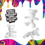 Σετ Κατασκευής Fluid Art - Neon Marble Bear (23εκ) - Image 4