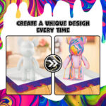 Σετ Κατασκευής Fluid Art - Neon Marble Bear (23εκ) - Image 5