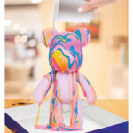 Σετ Κατασκευής Fluid Art - Neon Marble Bear (23εκ) - Image 6