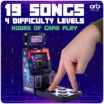 ORB Mini Finger Dance Arcade Machine – Μίνι Παιχνίδι Ρυθμού με 19 Τραγούδια - Image 2