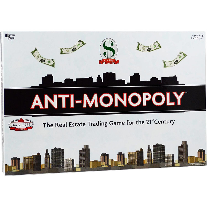 UNIVERSITY GAMES ANTI MONOPOLY Επιτραπέζιο - Anti-Monopoly (English) - Image 1