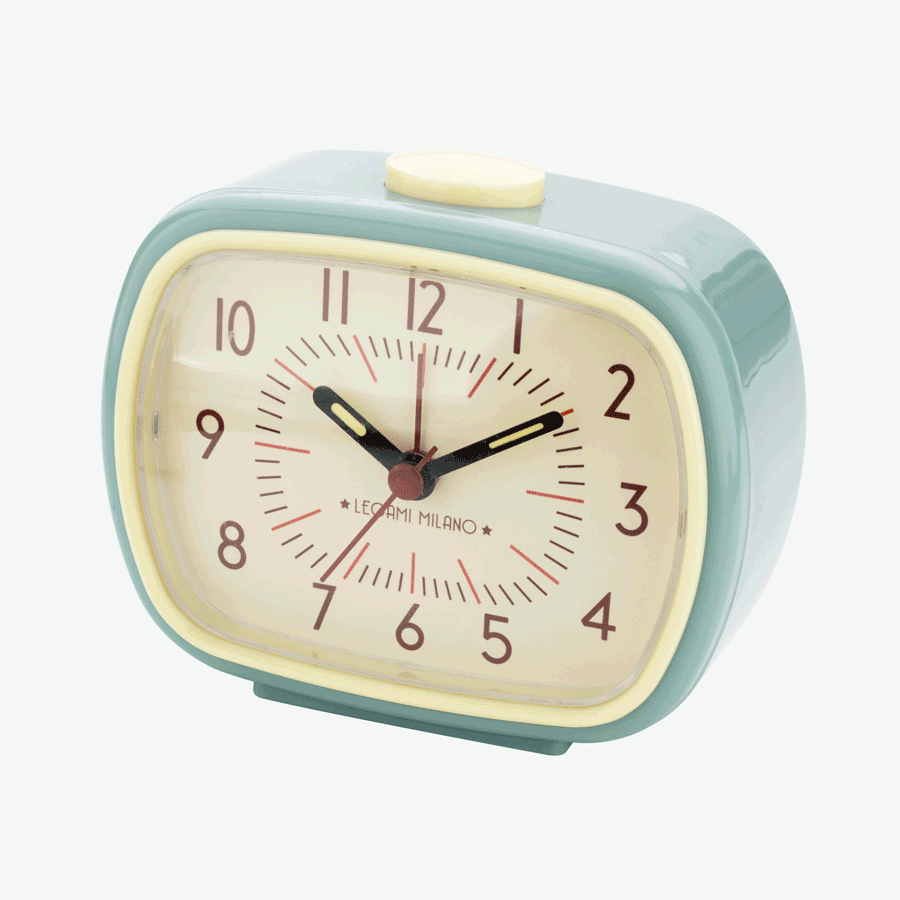 Ρολόι - Ξυπνητήρι Vintage ( Μέντα )